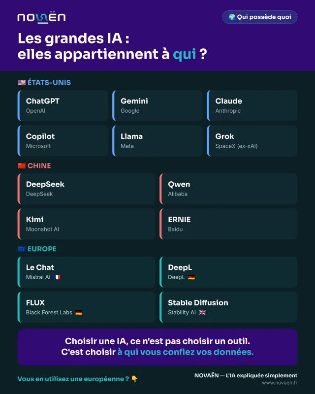 Les grandes IA : elles appartiennent à qui ?